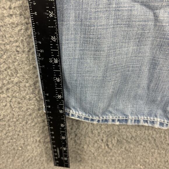 Big Star Pioneer Boot Cut Jean Mens 36R Light Wash Distressed Cowboy Rodeo Ranch - Picture 7 of 11